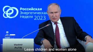 Putin Speaks On Israel-Palestine Conflict