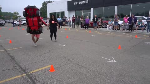 Man Takes Mini Car Race Into Own Hands, Fails