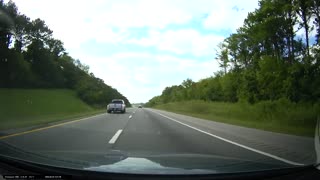 Trailer Takes Off Without Truck