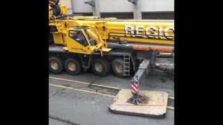 Large Crane at Rideau Centre