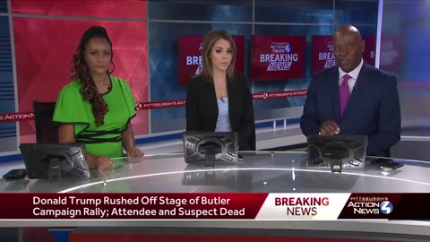 Viewer video_ 2 injured people taken from Trump rally in Butler