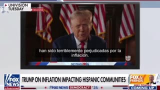 President Trump on inflation, impacting Hispanic communities