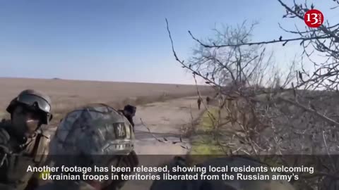 “We knew you would come" - Local residents in liberated areas joyfully welcome Ukrainian fighters