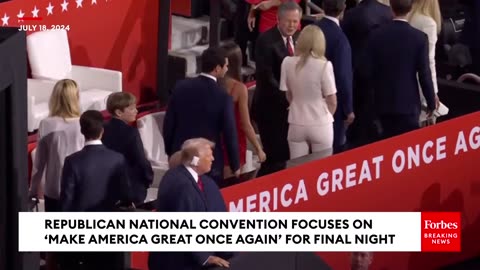 JUST IN: Crowd At RNC Goes Wild As Trump Returns With Jared Kushner And Ivanka