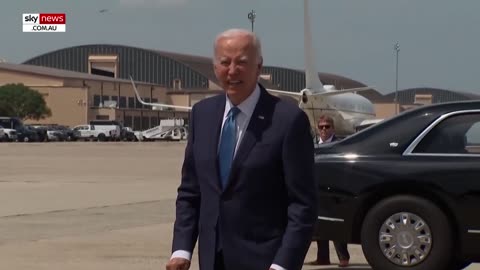 Joe Biden makes first public appearance as health concerns persist