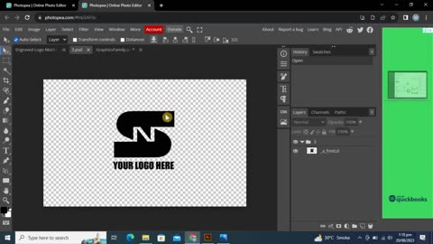 How you can made S and N logo| How we can use pen tool
