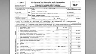 How to Fill Out Form 1120-S for 2021. Step-by-Step Instructions