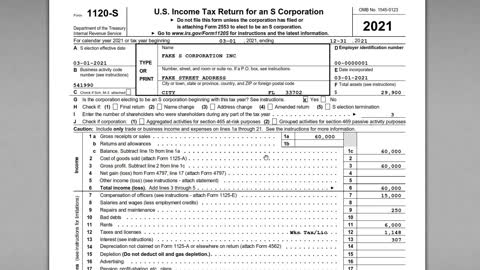 How to Fill Out Form 1120-S for 2021. Step-by-Step Instructions