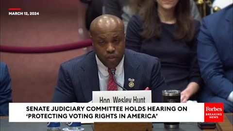 ⚡🔥MERCILESS: Wesley Hunt Drops the Hammer on Dems Opposed to Voter IDs
