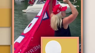 Huge Trump Boat Parade on Lake Allatoona, Georgia