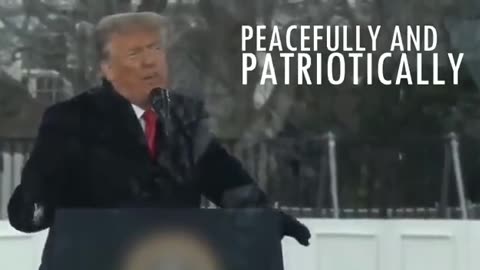 FACT: President Trump condemned violence and called for peace on January 6th