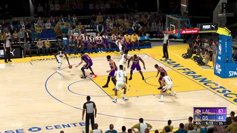 LA Lakers vs Golden State Warriors predicted on NBA2k!