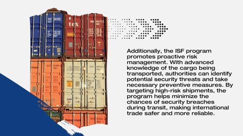 How Does the ISF Program Impact Supply Chain Logistics