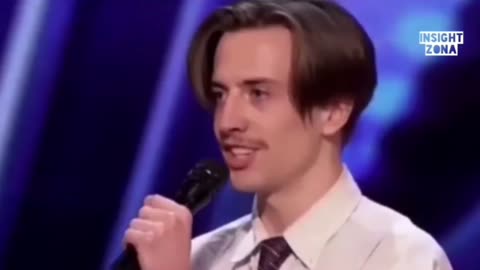 THIS MAN IS REALLYSING 1 SENTENCE IN THE SONGWHEN FOLLOWING AMERICA's GOT TALENT