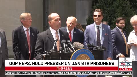 GOP Reps Demand Answers On Treatment of Jan 6th Prisoners 7/27/21