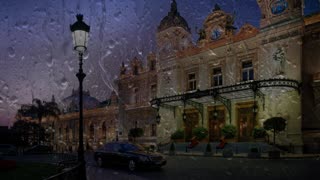 🌧 Rain Sound On Window for Deep Sleep, Study, Work, Meditation... [ASMR] 🎧 Monte Carlo, Monaco