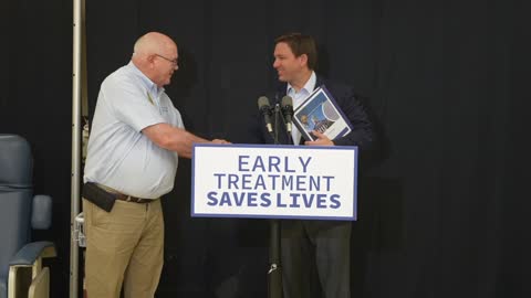 Gov. Ron DeSantis Opens A Monoclonal Treatment Site in Fort Walton Beach