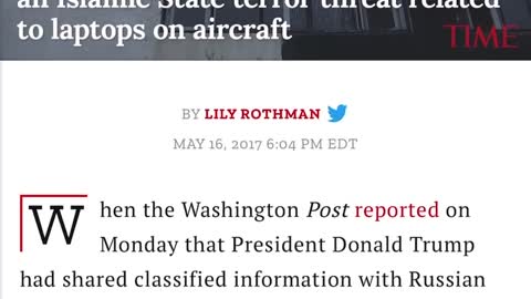 The POWER To Classify DeClassify, Lies With PRESIDENT TRUMP!