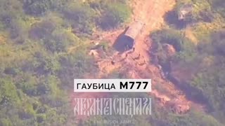 🇺🇦🇷🇺 Ukraine Russia War | Lancet Drones of Russian Airborne Forces Destroy 3 x M777 Howitzers | RCF