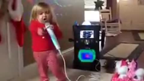 Little girl preciously sings "Love Grows" by Edison Lighthouse