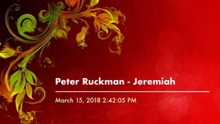 Peter Ruckman Jeremiah