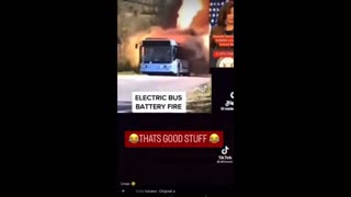 Electric Bus Battery Fire