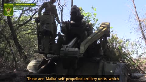 Presents from LPR artillery to Ukrainian army