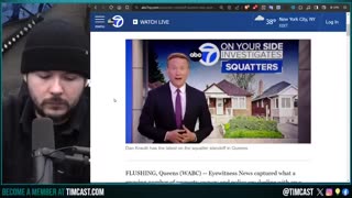 Squatter standoff captured on camera in Queens