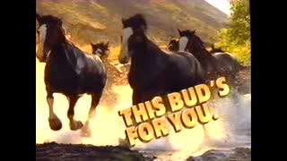 1989 - Two Classic Budweiser Commercials