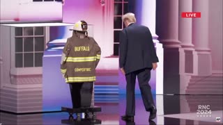 AMAZING: Trump Honors Fire Fighter Killed During Attempted Assassination