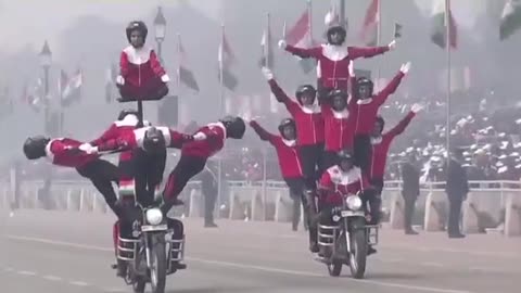 インドでの軍事パレード？