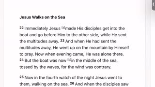 Psalm 129(130), Evening, Reading, Reflection &Study- "Out of Depths I Cry" Discussion Matt 14:22-33