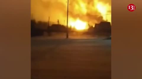 Residents in Russia are watching closely fire that broke out in gas pipeline