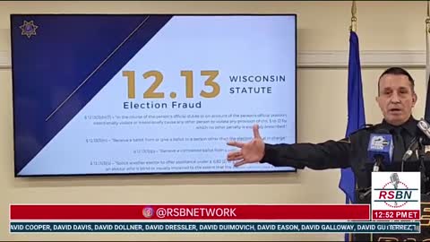 Racine County Sheriff's Dept.: Wisconsin Elections Commission committed a "Class I felony"