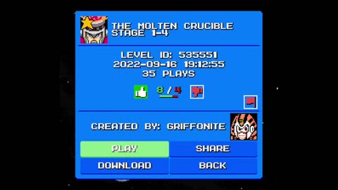 Mega Man Maker Level Highlight: "The Molten Crucible" by Griffonite