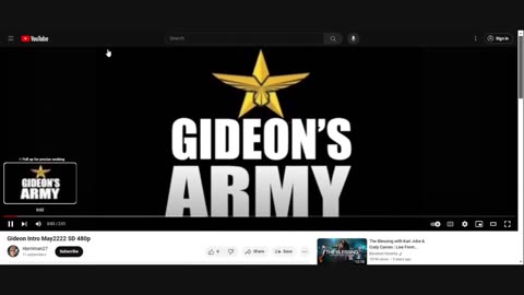 GIDEONS ARMY 2/21/24 @ 930 AM EST WED