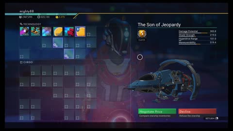 No Man's Sky - The Son of Jeopardy - S Class Fighter