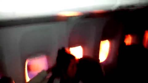 Fire on flight SQ368 Singapore Airlines