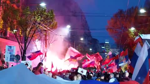 Oggi a Belgrado un'altra manifestazione a sostegno della Russia