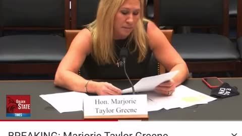 Marjorie Taylor Greene Delivers Articles of Impeachment News to Joe Biden