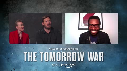 The Tomorrow War Interview with Chris Pratt and Yvonne Strahovski