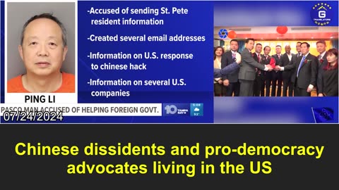 Ping Li, a resident of Florida, is accused of being a Chinese government agent