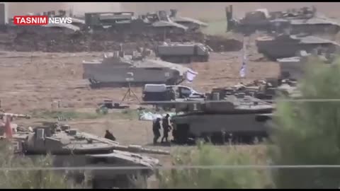 Israeli soldiers flee when they hear the alarm