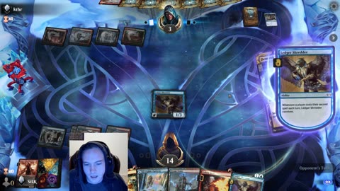 Early Morning Magic: The Gathering Arena gameplay. Race to Plat.