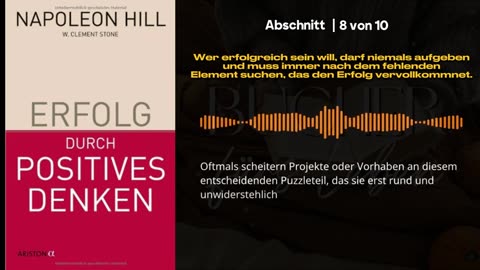 Hörbuch: Erfolg durch positives Denken (Napoleon Hill)