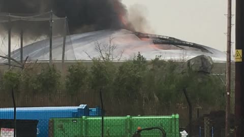 Fire at Chester Zoo