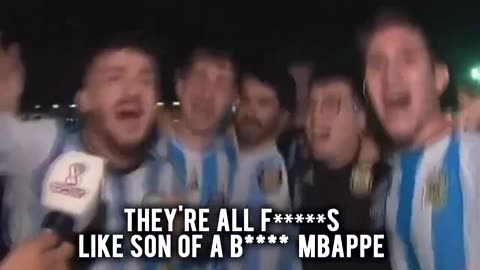 Argentina Fans Making Fun Of France
