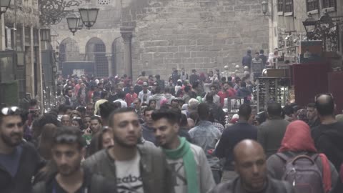 Al-Muizz street at Egypt 60fps