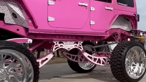 Barbie Jeep Down