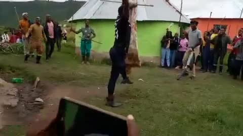 African Traditional Stick Fight Game_ P1